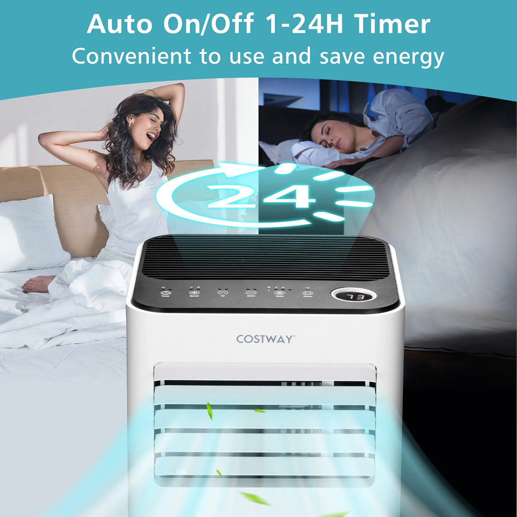 Costway Portable Air Conditioner 10000 BTU 3-in-1 White