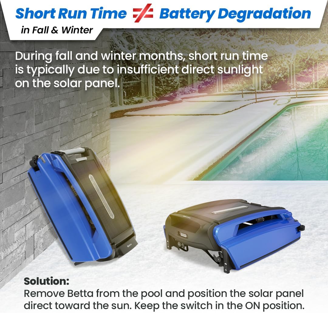 Betta Solar Powered Robotic Pool Surface Skimmer Cleaner - Betta-SE