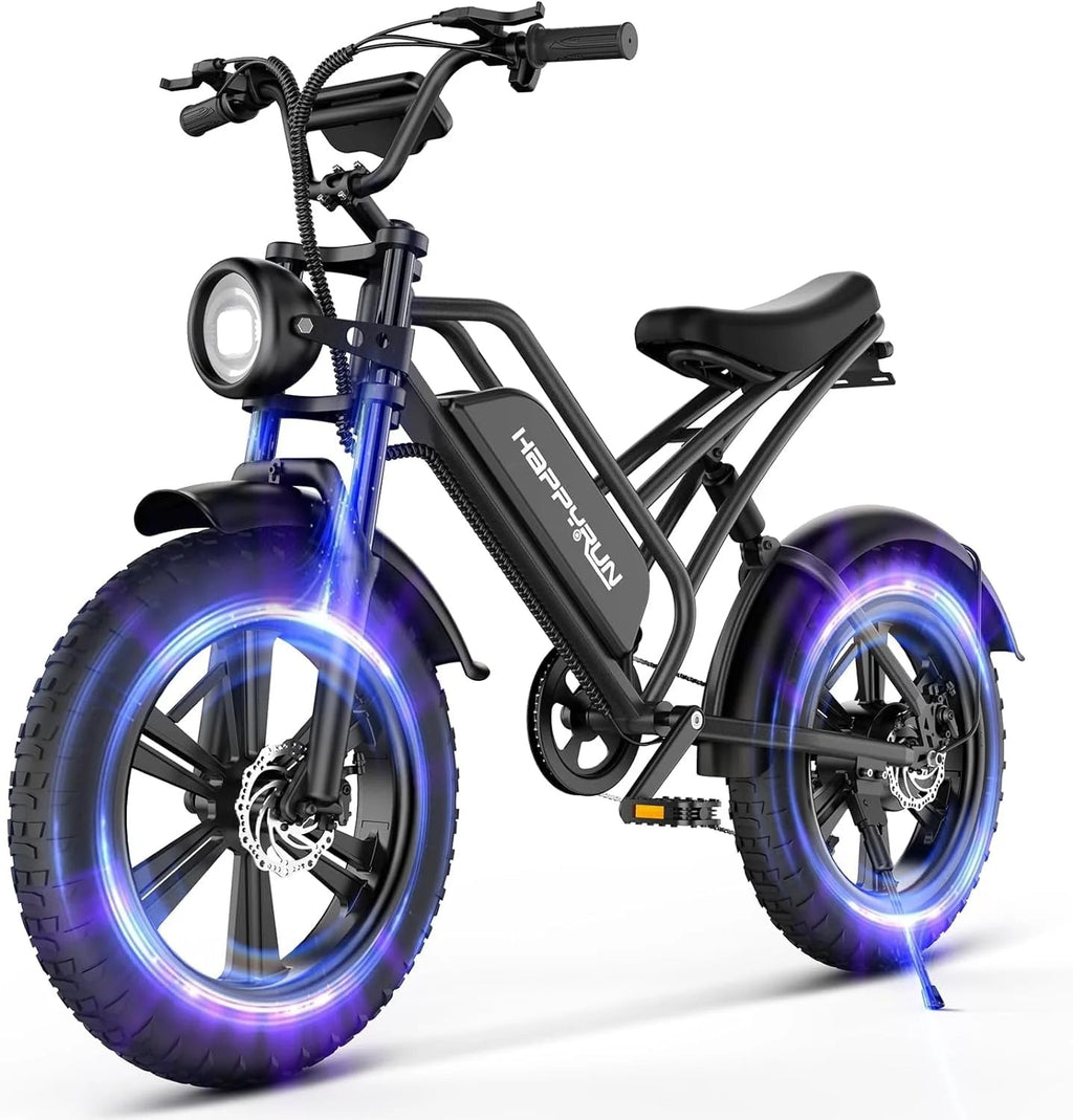 Electric Bike For Adults 750W 48V 18Ah, 20-Inch Fat Tires, 20 MPH, 68-Mile Range