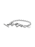 FINAL SALE - Knotted Heart T-Bar Bracelet