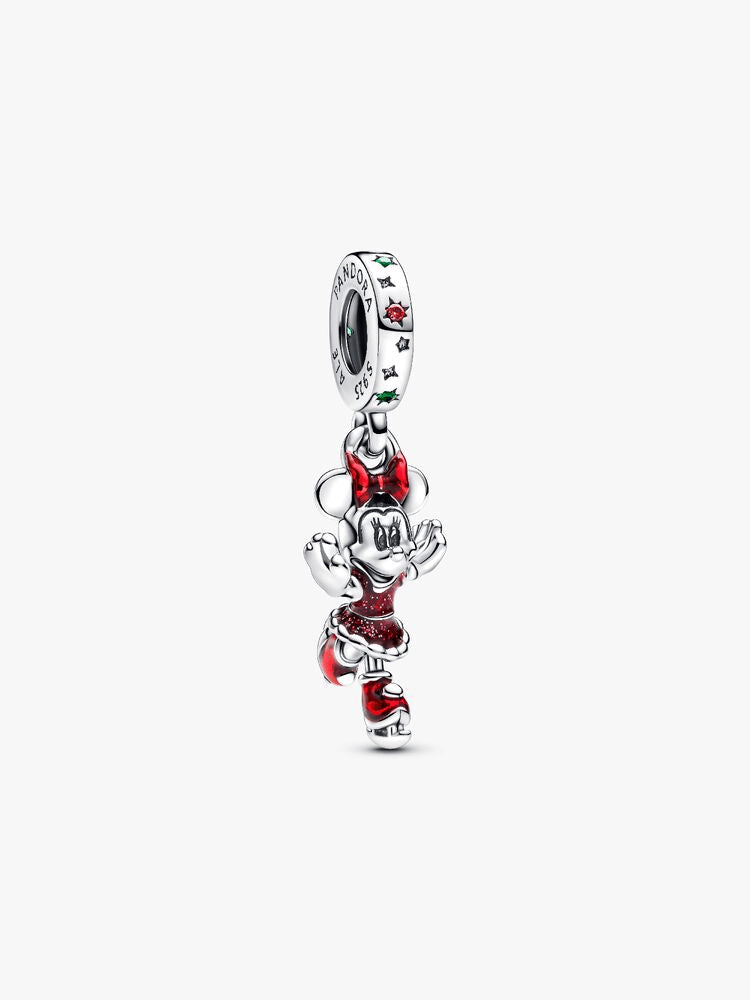 Minnie Mouse Ice Skating Dangle Charm