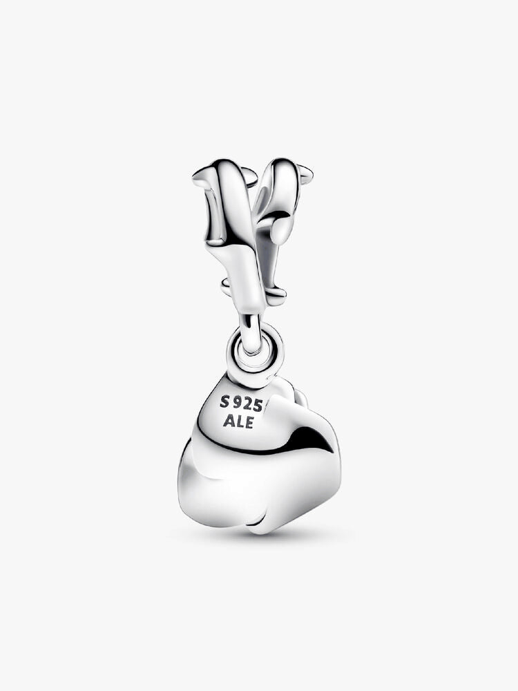 Rose in Bloom Dangle Charm