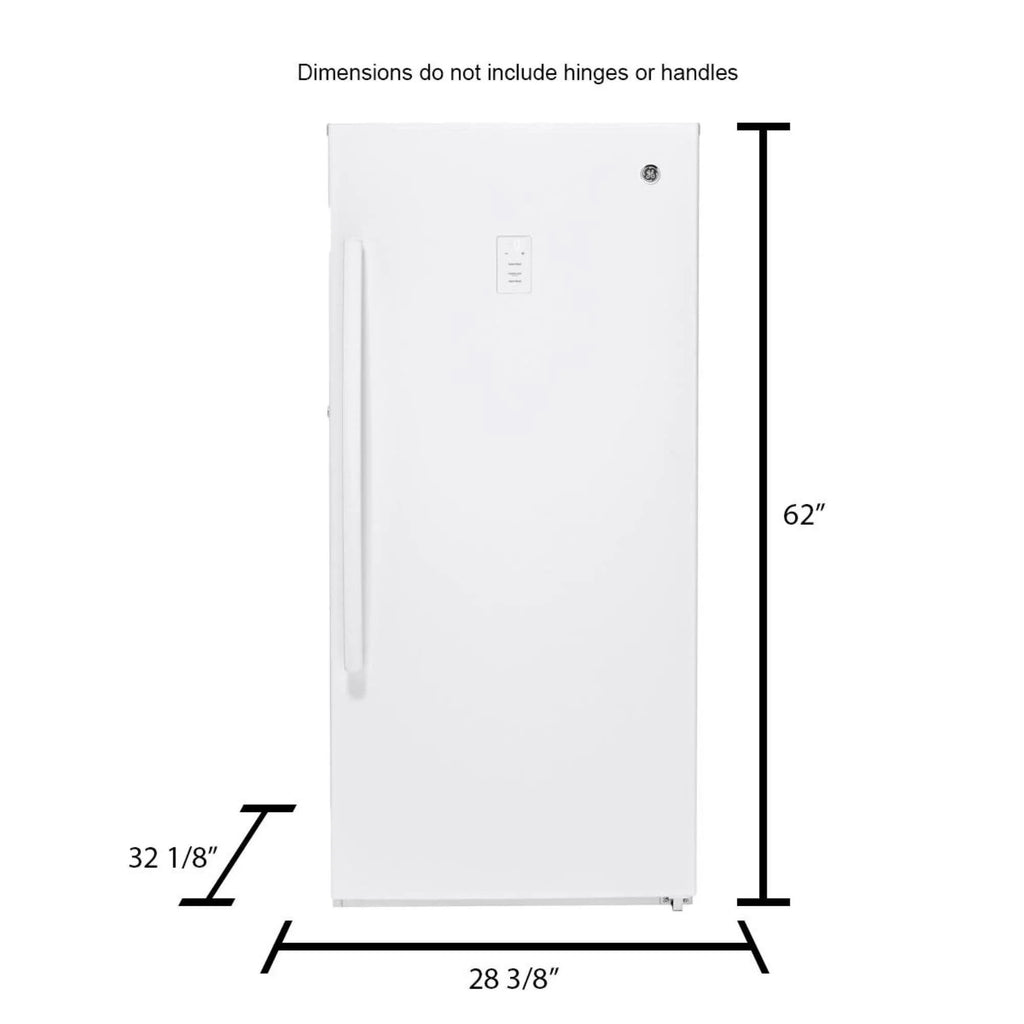 14.1 Cu. Ft. White Frost-Free Upright Freezer - FUF14DLRWW