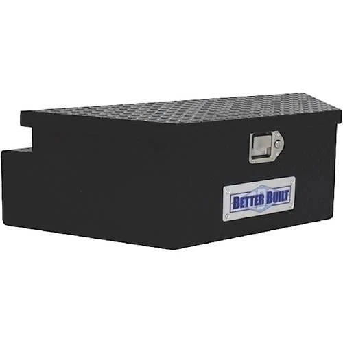 BETTER BUILT Utility Trailer Tongue Tool Box, Black, Wide, V Shaped, 39in x 16.5in x 12in - 66212321