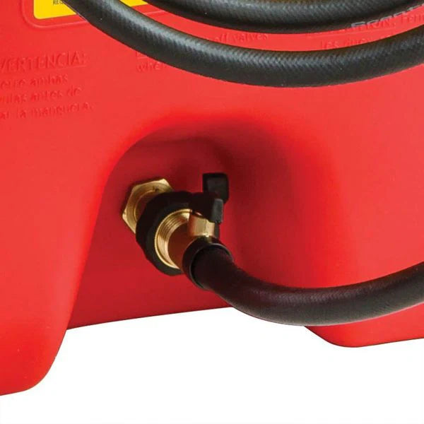 Scepter Flo N' Go DuraMax Portable Gas Fuel Tank With Pump, 14 Gallon, 2 Pack, Red