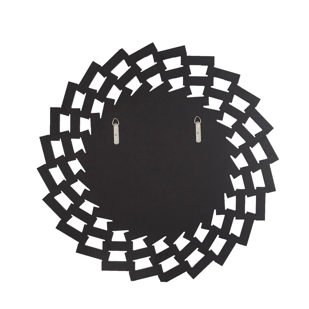 Round Spiral Sunburst Decorative Wall Mirror