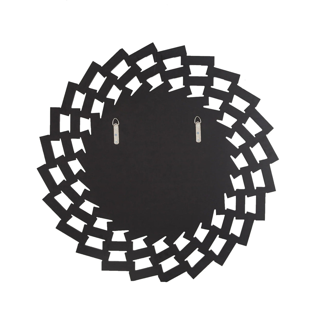 Round Spiral Sunburst Decorative Wall Mirror