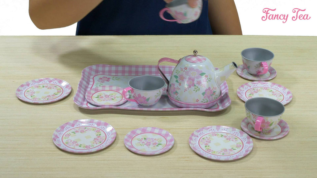 Fancy Tin Tea Set
