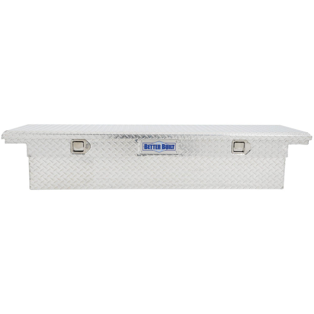 UWS Low Profile Aluminum Truck Tool Box With Stainless Steel Handles - Pickup Bed Storage Chest