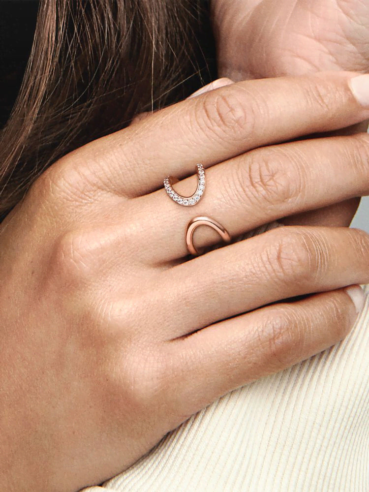 FINAL SALE - Wrapped Open Infinity Ring