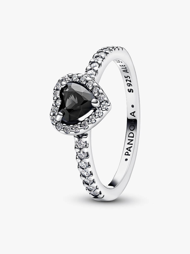 Black Hearts Ring Set