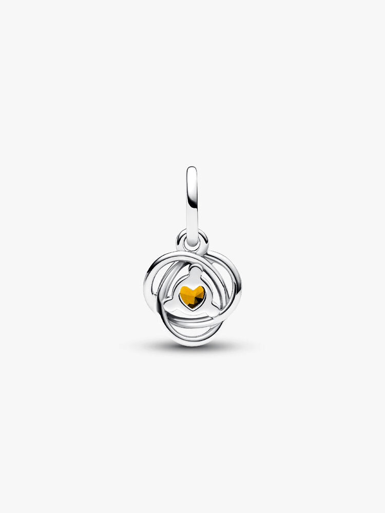 Honey Eternity Circle Dangle Charm