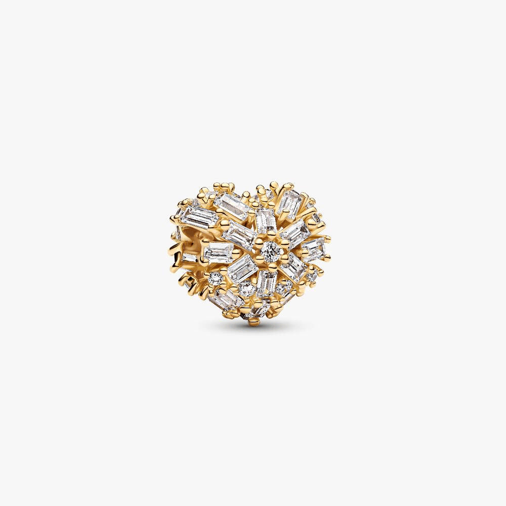 Sparkling Heart Charm