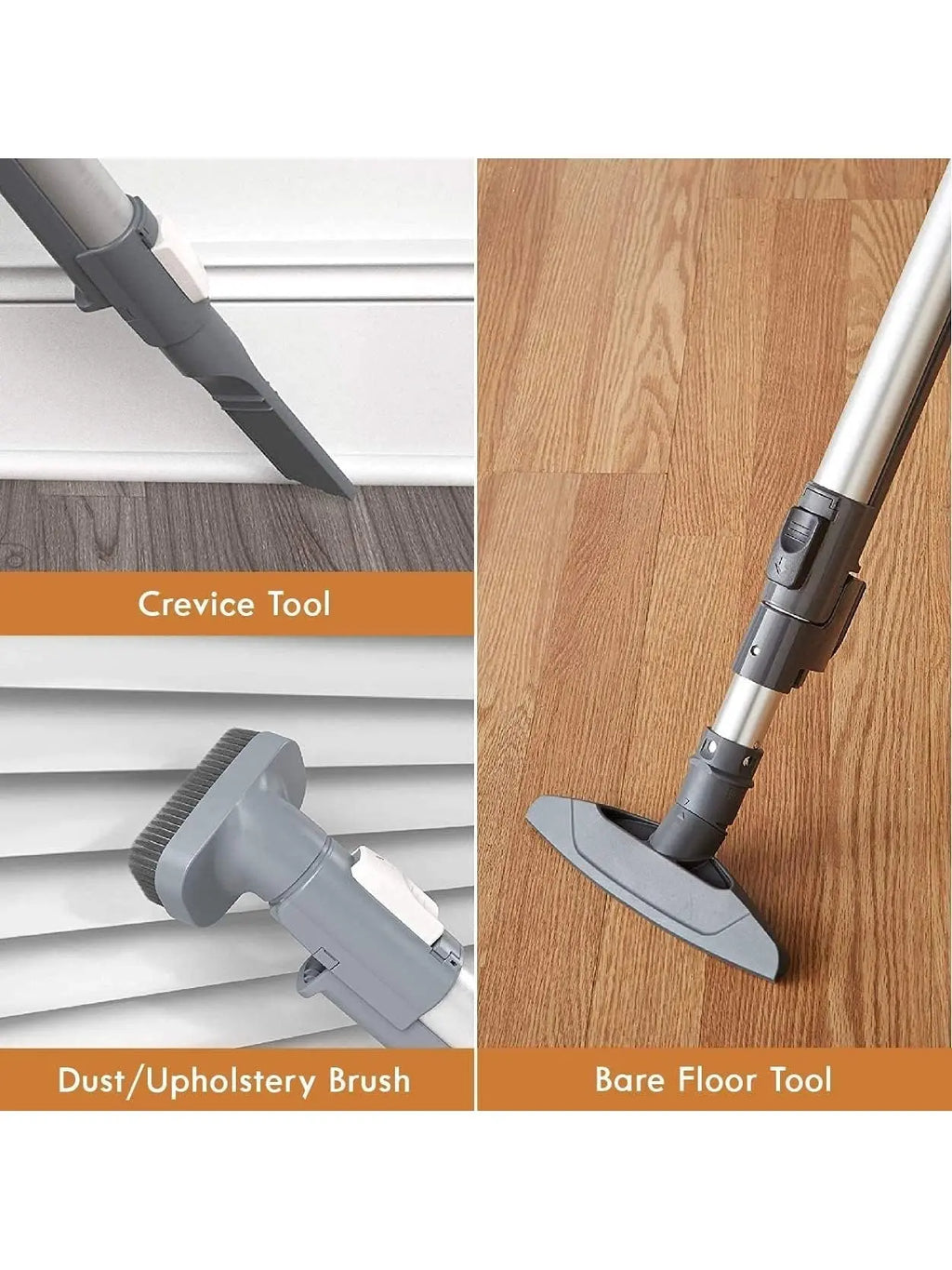 Bagged Canister Vacuum Cleaning Tools, Orange - 81214 200 Series