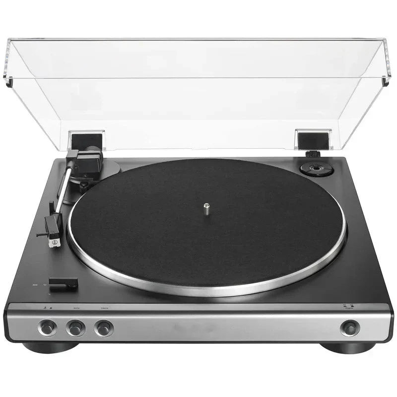 Audio-Technica Fully Automatic 2-Speed Belt-Drive Turntable, Gunmetal - AT-LP60X