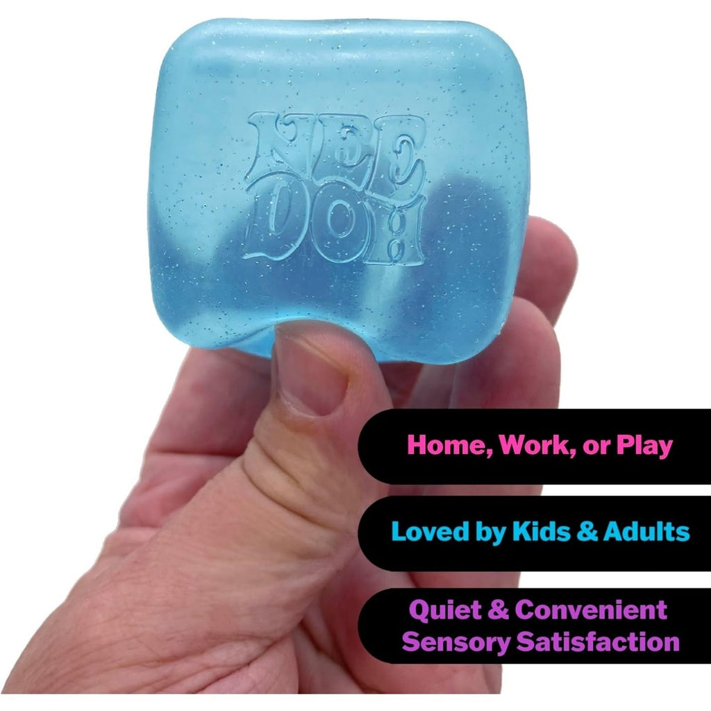 NeeDoh Nice Cube – Solid Squish – 2.25" Cube