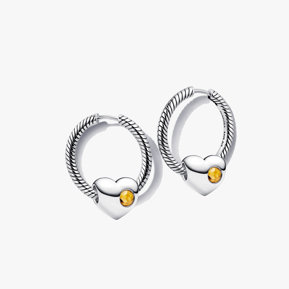 November Charm Earring Set