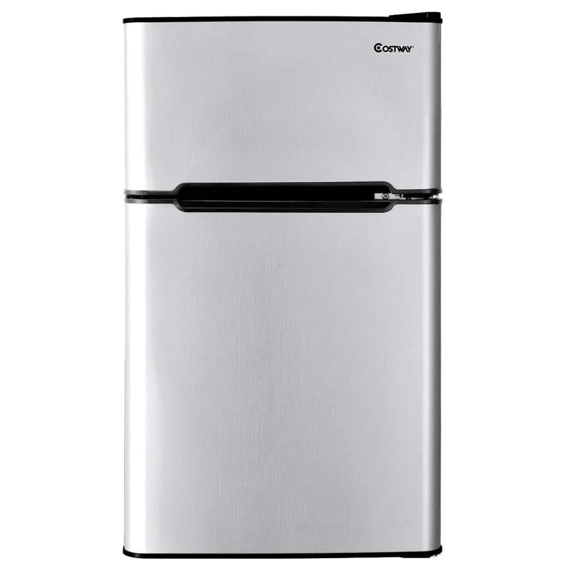 3.2 Cu. Ft. 2-Door Compact Refrigerator With Freezer - Black, Gray Or White