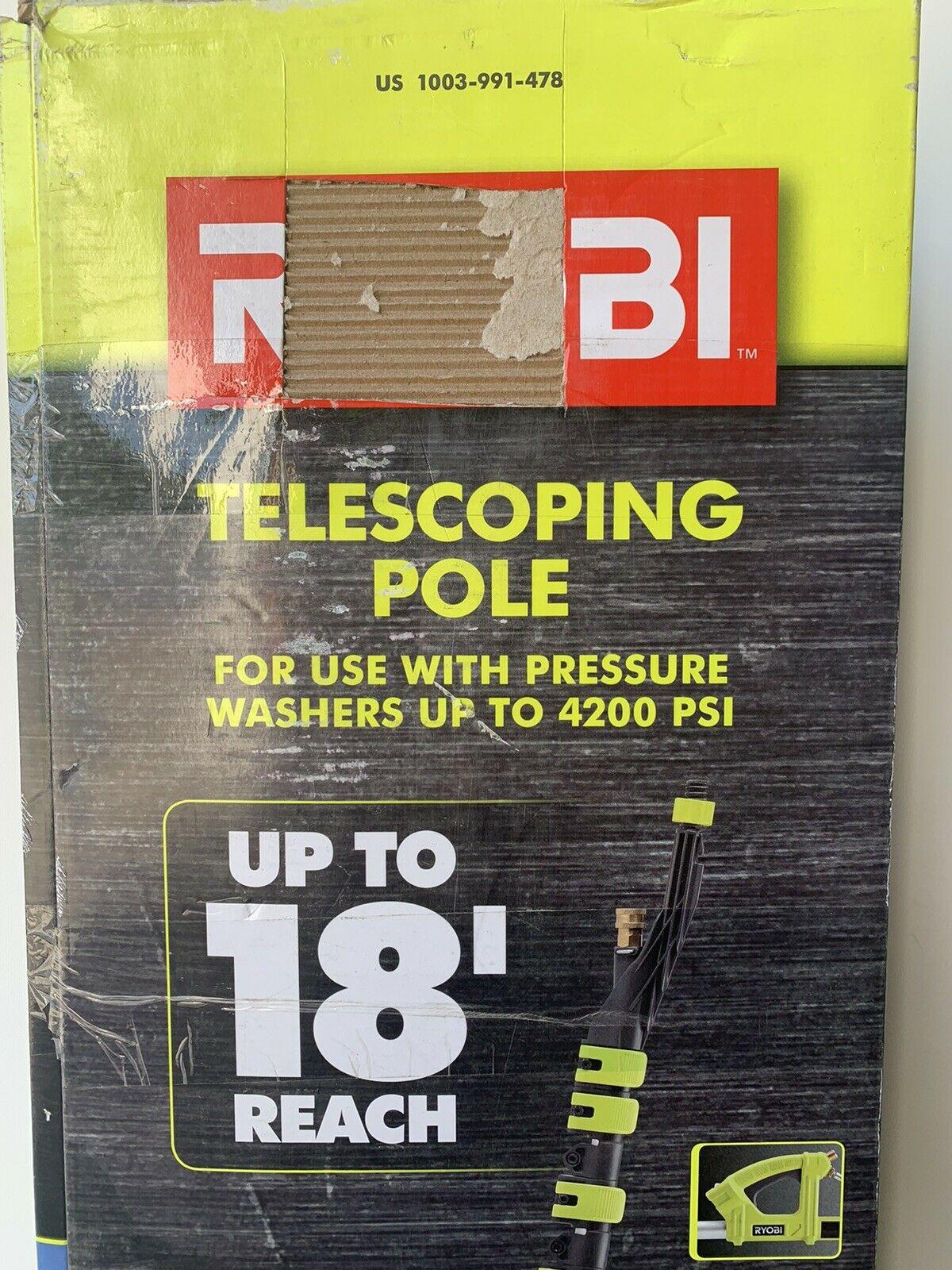 Ryobi 18 ft. Pressure Washer Extension Pole Up To 4200 PSI - RY31EP26