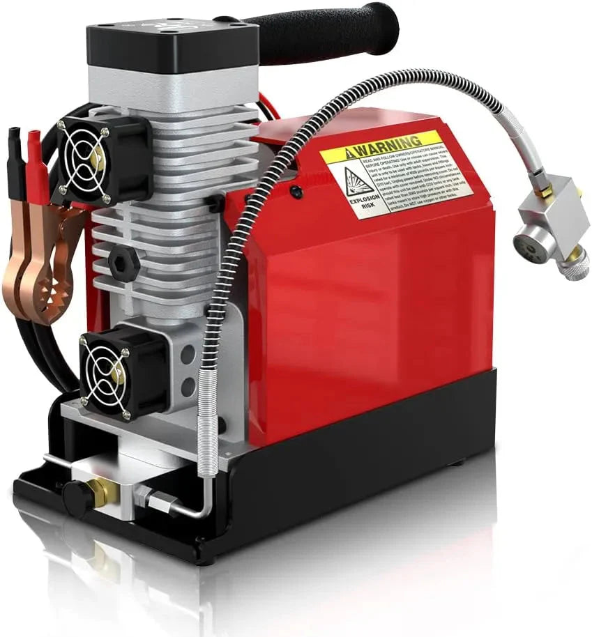 GX pump CS2 Portable PCP Air Compressor, 4500 PSI/30 MPa, 12V DC/110V AC - GX-E-CS2