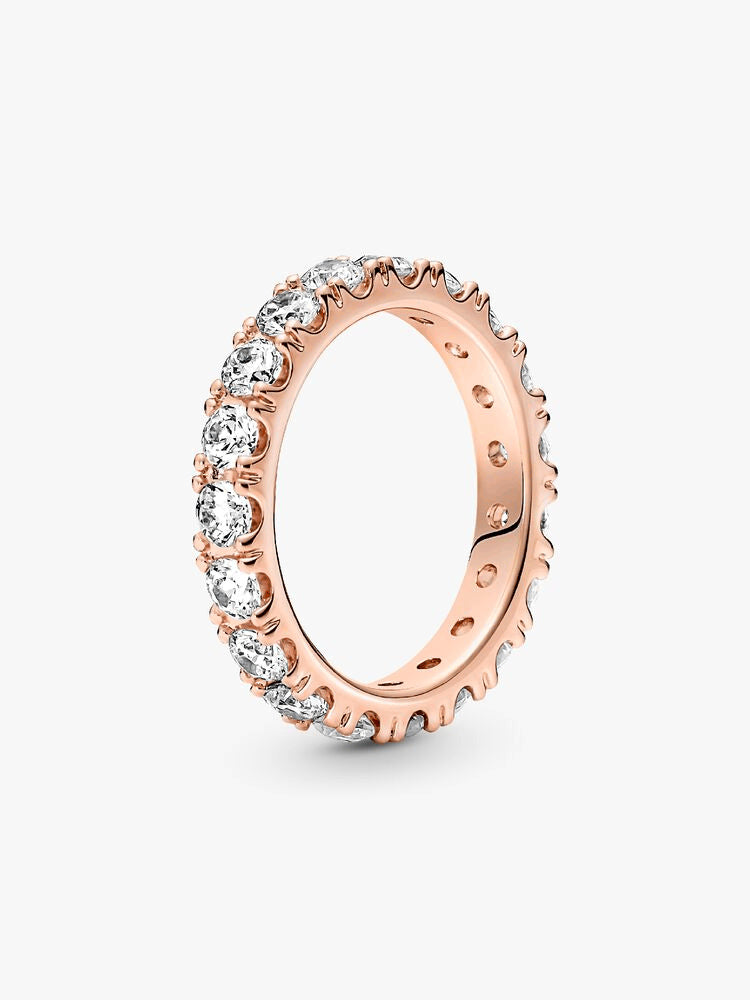 Sparkling Row Eternity Ring