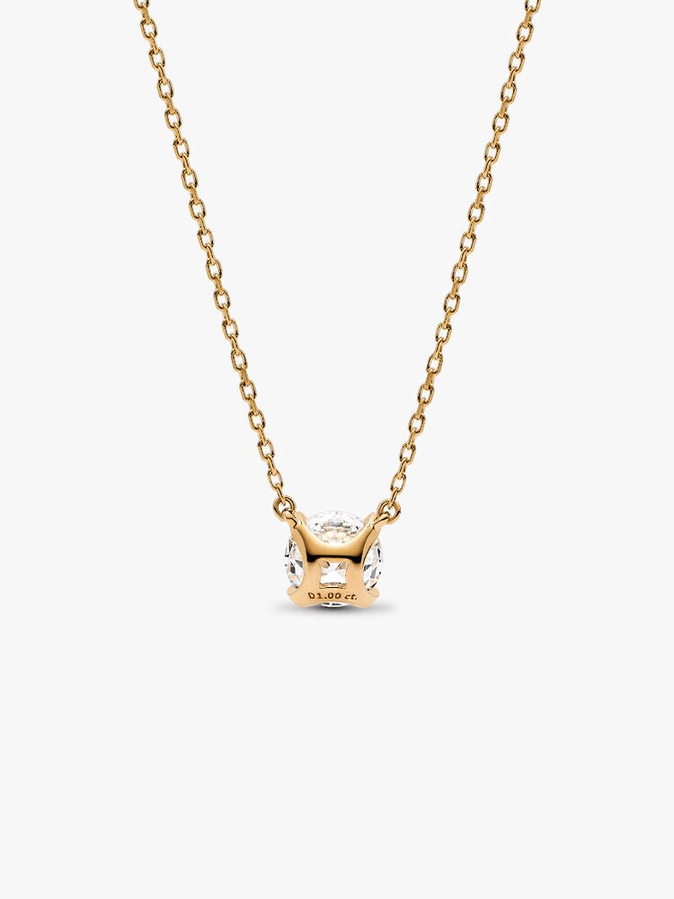 Pandora Era 14k Gold Lab-grown Diamond Pendant Necklace