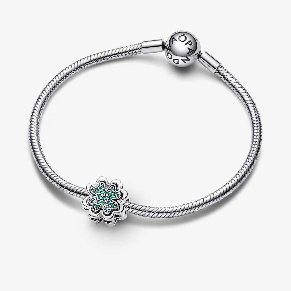 Splittable Four Leaf Clover Charm