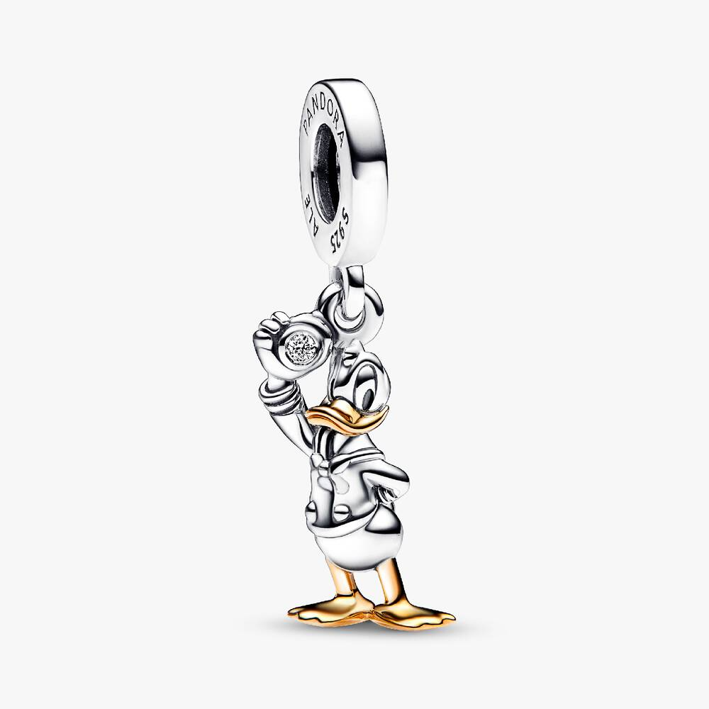 FINAL SALE - Disney 100th Anniversary Donald Duck Lab-grown Diamond Dangle Charm