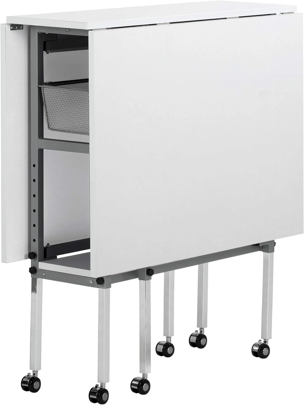 Sew Ready Hobby Cutting Table, 58.75 in x 36.5 in, White/Silver