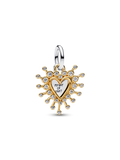 Radiant Heart Double Dangle Charm