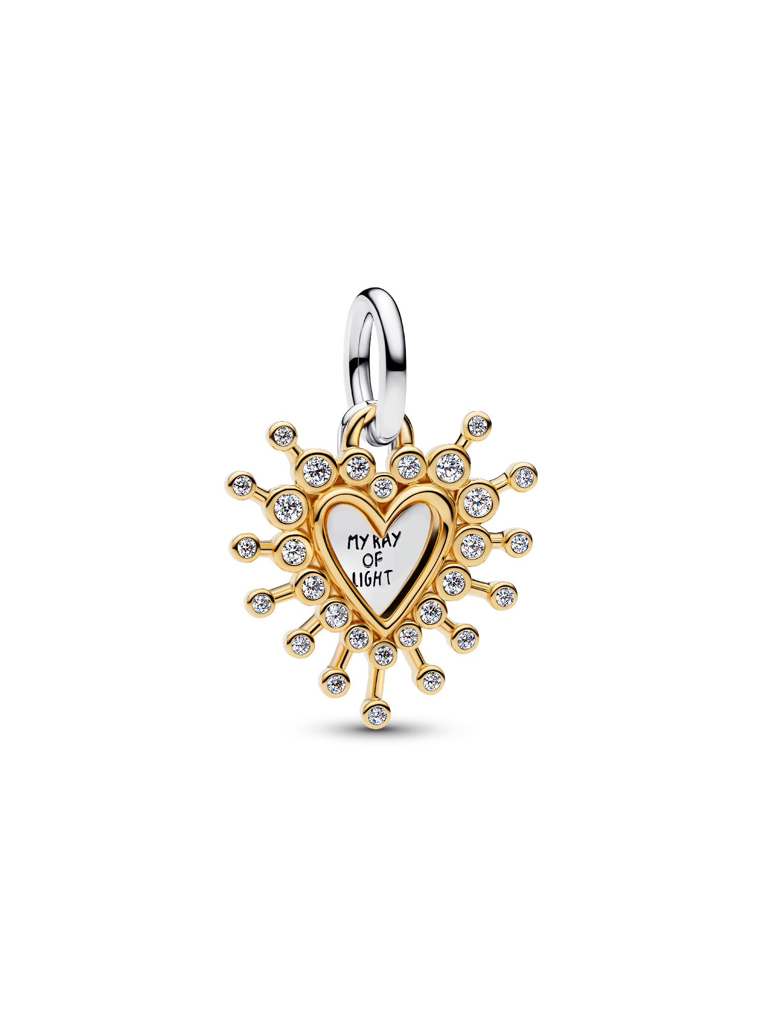 Radiant Heart Double Dangle Charm