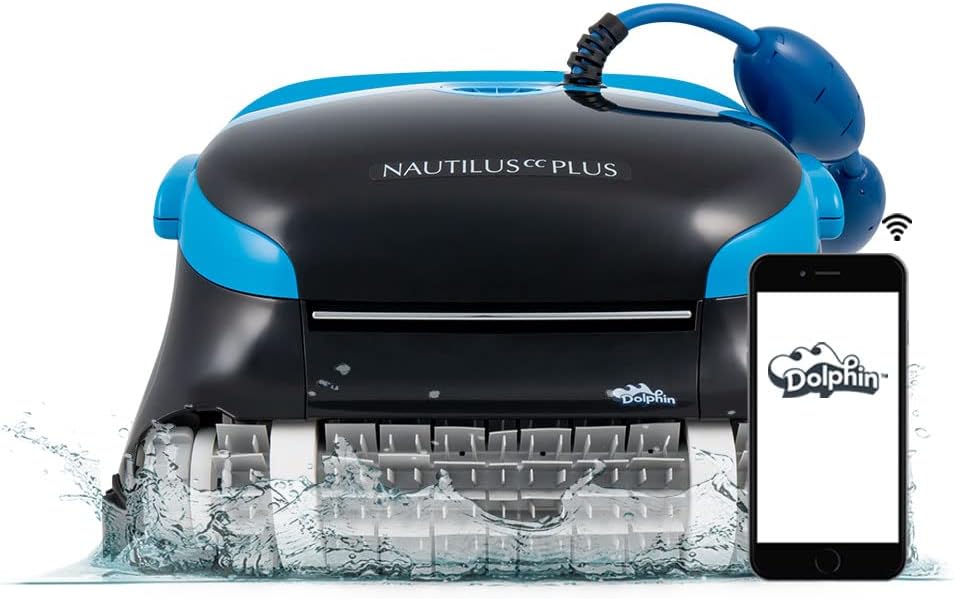 Dolphin Robotic Pool Vacuum Cleaner For Pools Up To 33 ft, Wall Climbing - Nautilus CC 99996113-US