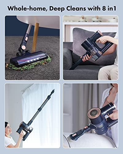 Homeika Cordless Stick Vacuum Cleaner With LED Display, 20 Kpa Suction, 1.5L Dust Cup