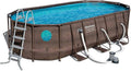 Bestway Above-Ground Pool Set, 18-foot x 9-foot x 48-inch, Metal Frame - Power Steel