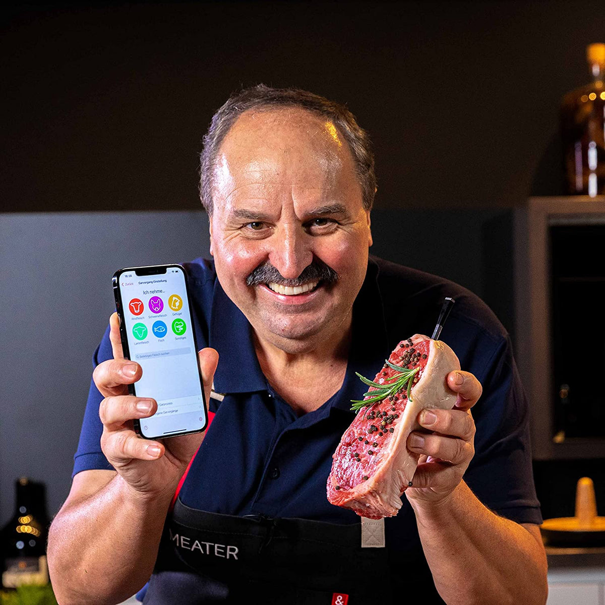 MEATER Plus Smart Meat Thermometer With Bluetooth, 165ft Wireless Range - OSC-MT-MP01