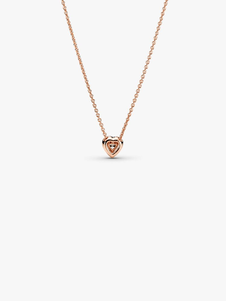 Sparkling Heart Collier Necklace