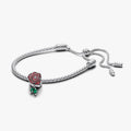 Rose in Bloom Charm Bracelet
