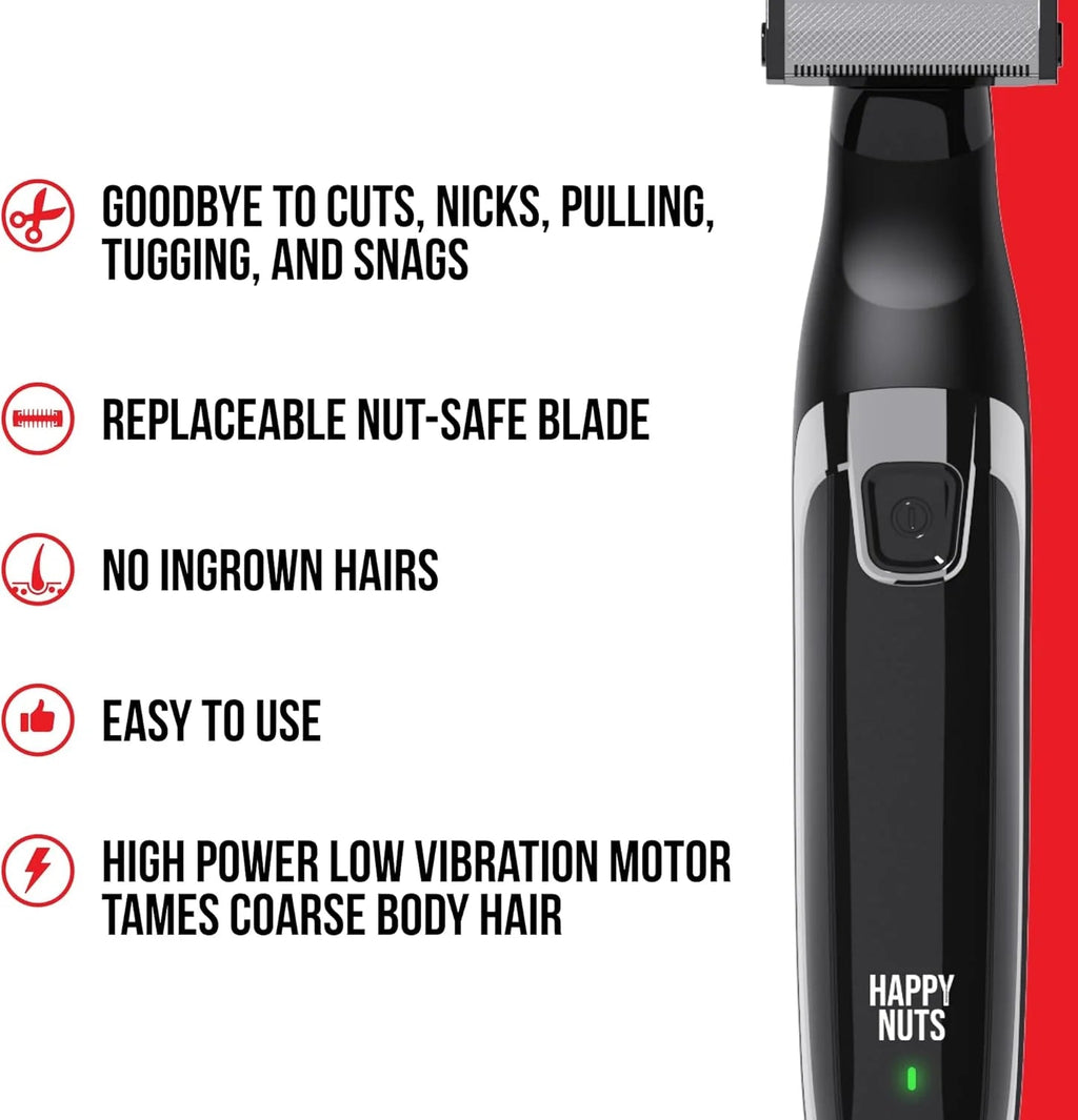 Men's Rechargeable Waterproof Cordless Body Hair Trimmer
