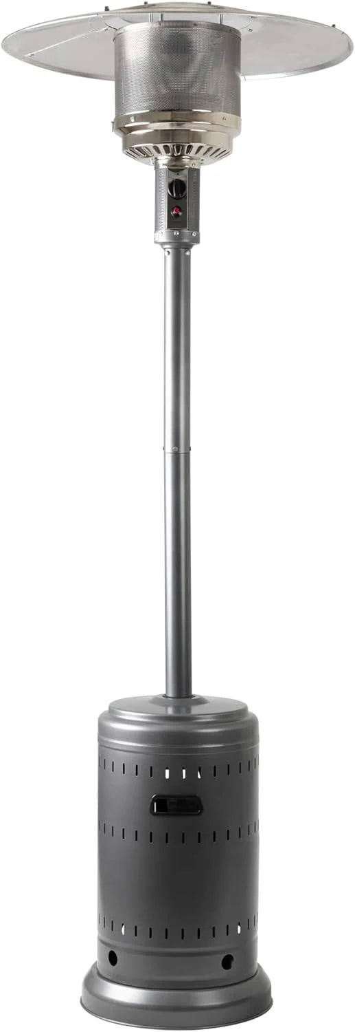 Amazon Basics Outdoor Propane Patio Heater With Wheels, 46,000 BTU - 61825