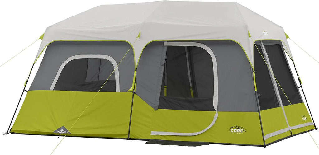 CORE 9 Person Instant Cabin Tent, 14 ft x 9 ft, Green - 40008