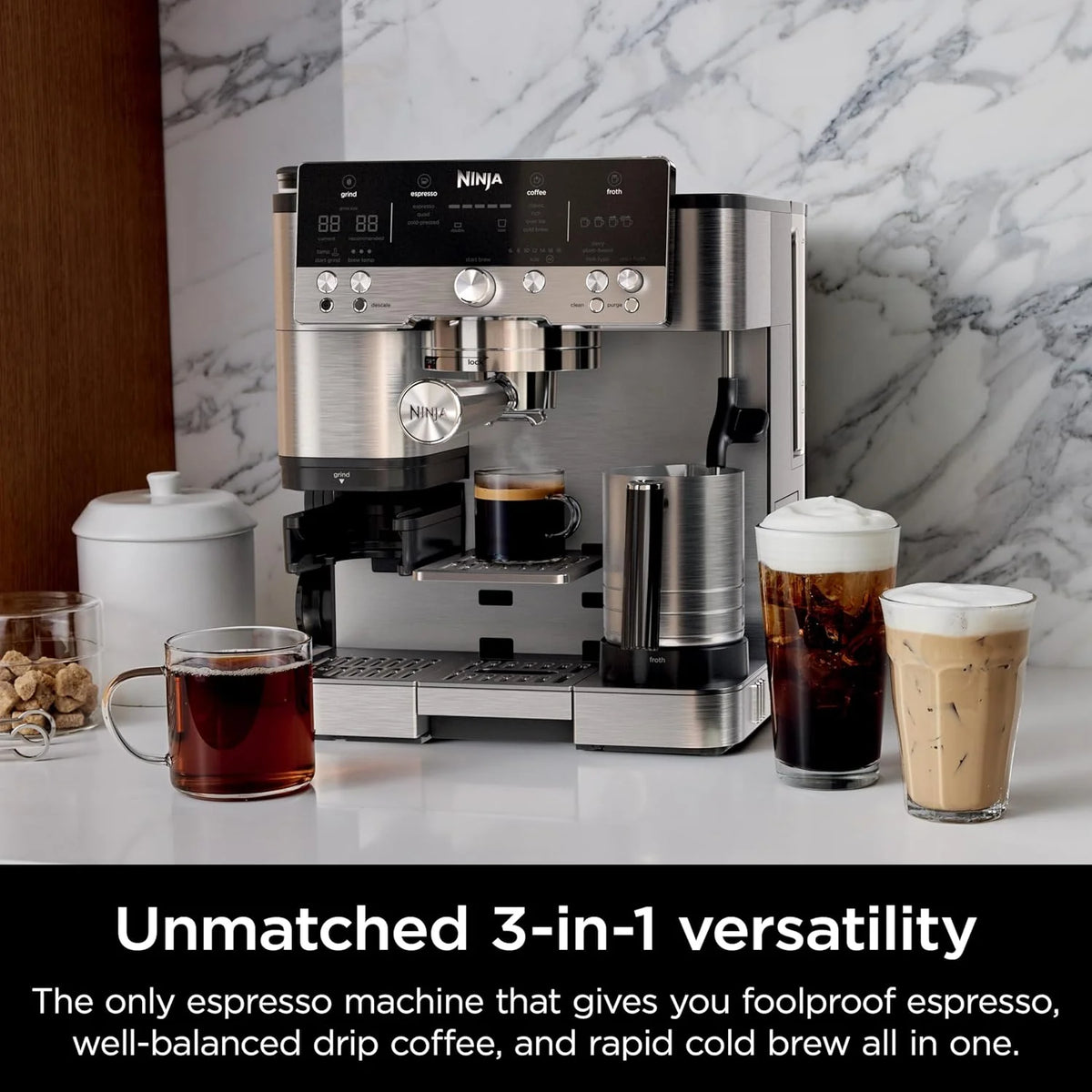 NINJA Espresso Machine & Drip Coffee Maker - Luxe Cafe ES601
