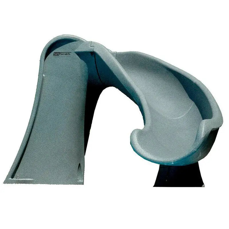 S.R. Smith Cyclone Right-Curve Swimming Pool Slide, Gray Granite Finish - 698-209-58124