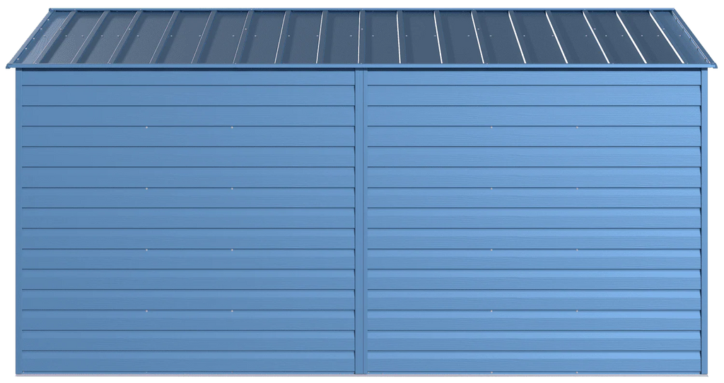Arrow Select Steel Storage Shed, 10x14, Blue Grey