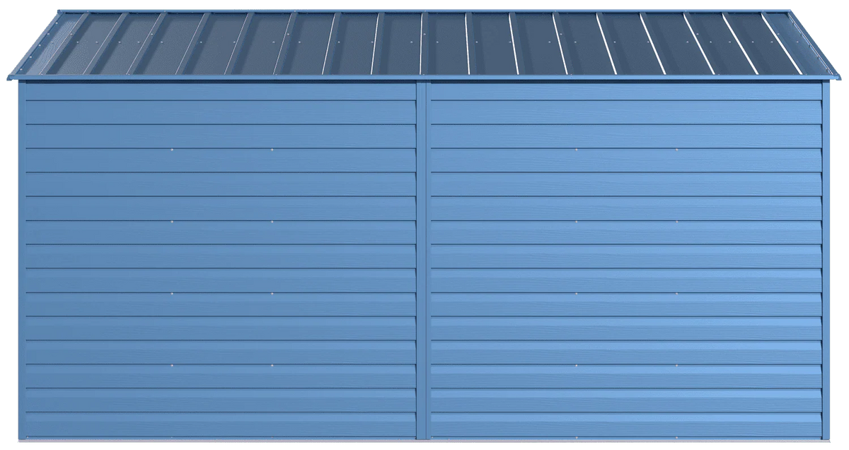 Arrow Select Steel Storage Shed, 10x14, Blue Grey