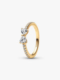Sparkling Clear Bow Ring