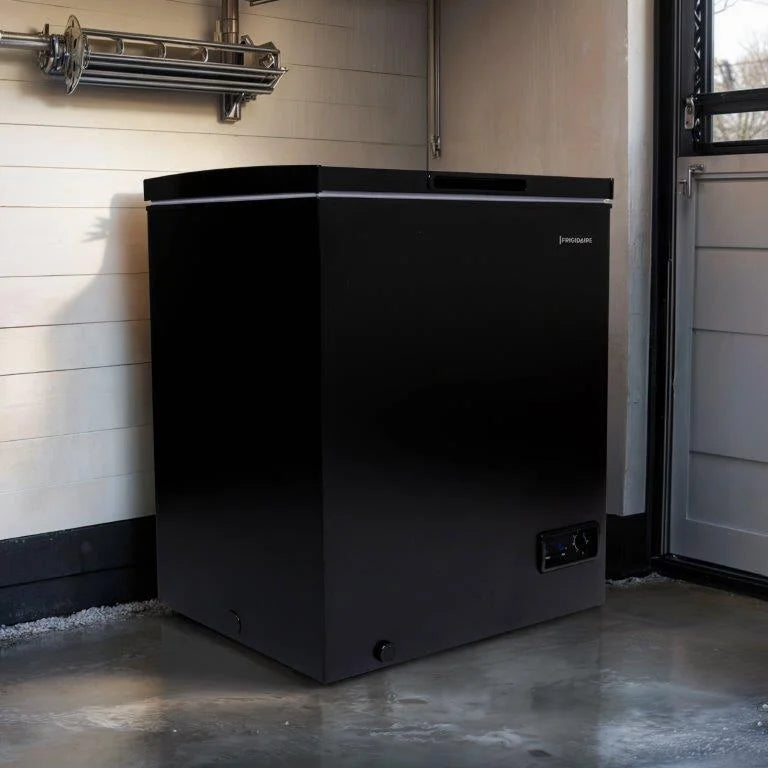 Frigidaire Chest Freezer, 5.0 Cu. Ft., Black Granite Design