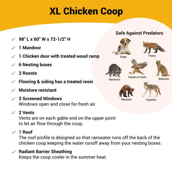 OverEZ X-Large Chicken Coop