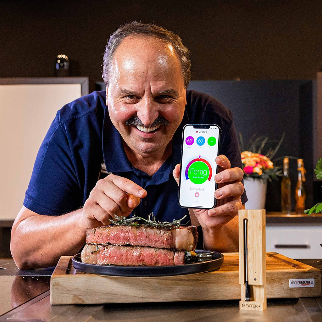MEATER Plus Smart Meat Thermometer With Bluetooth, 165ft Wireless Range - OSC-MT-MP01