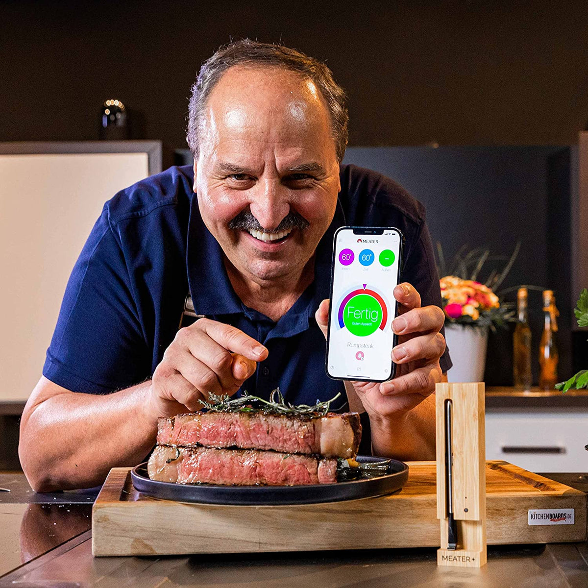 MEATER Plus Smart Meat Thermometer With Bluetooth, 165ft Wireless Range - OSC-MT-MP01