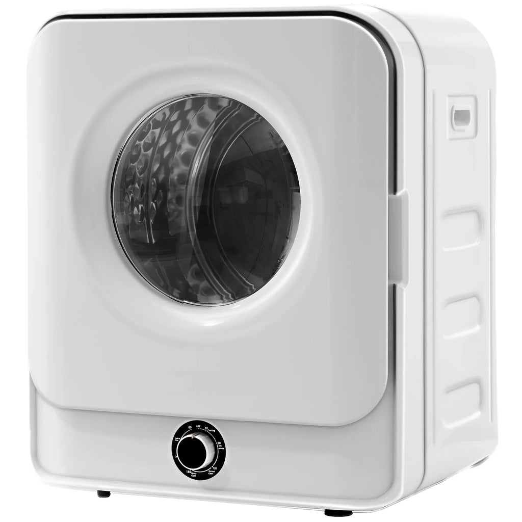 Portable Compact Front Load Clothes Dryer 1.95 Cu.ft, 830W, 5 Drying Modes, White